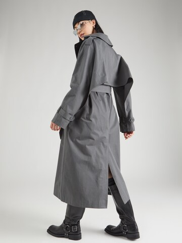 TOPSHOP Between-seasons coat in Grey