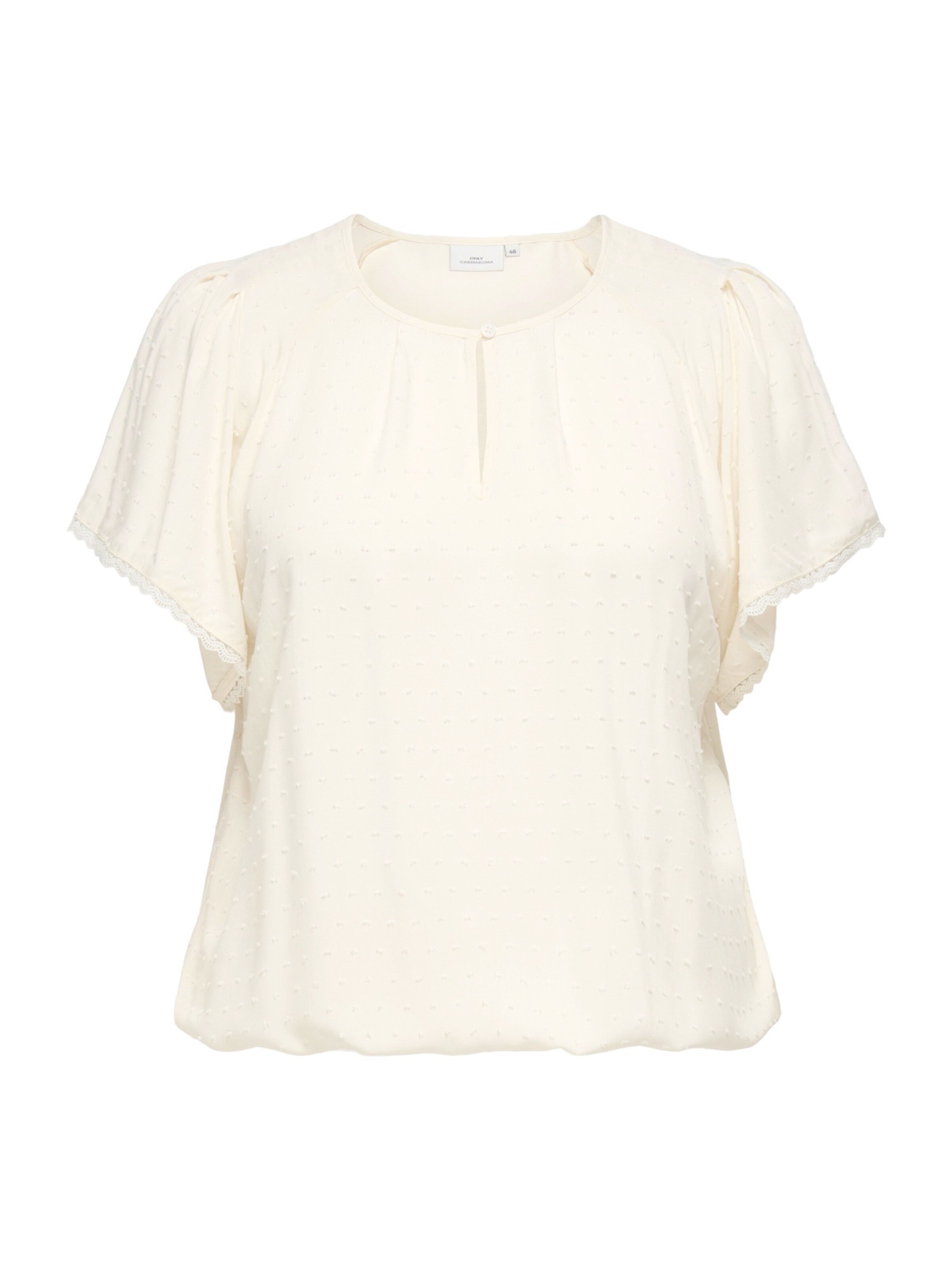 Camicia da donna 'CARTAMRA' di ONLY Carmakoma in bianco: frontale