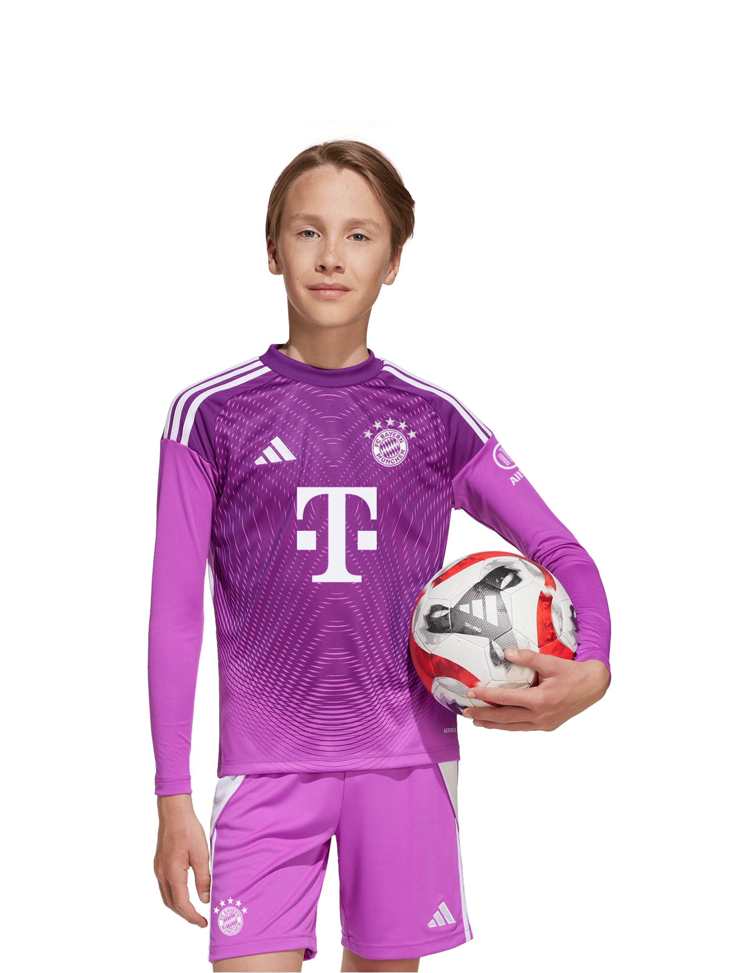 ADIDAS PERFORMANCE Trikot Torwart 25-26 FC Bayern München in Lila: Vorderseite