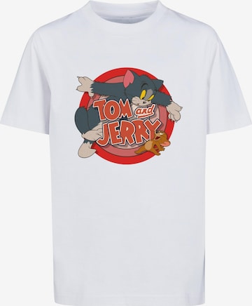 T-Shirt 'Tom and Jerry - Classic Catch' ABSOLUTE CULT en blanc : devant