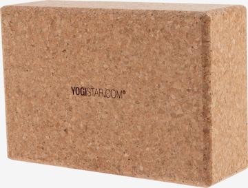 YOGISTAR.COM Yoga Block 'Big' in Braun: Vorderseite