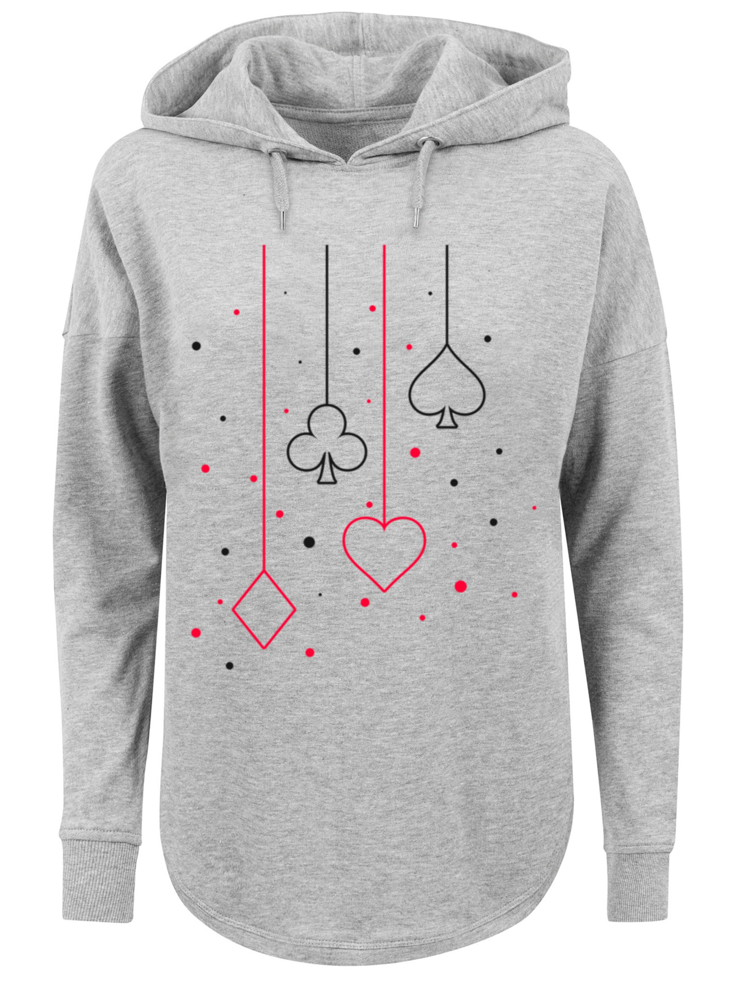 Sweat-shirt F4NT4STIC en gris : devant
