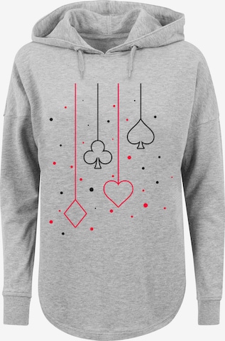 Sweat-shirt F4NT4STIC en gris : devant