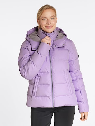ZIENER Athletic Jacket 'TUSJA' in Purple: front