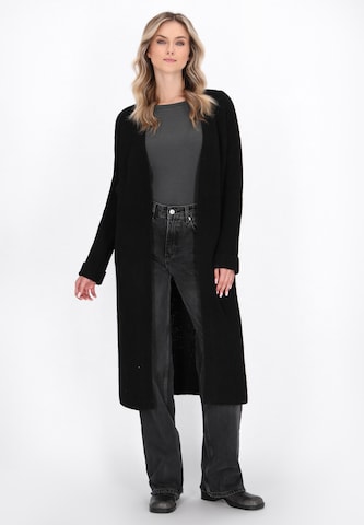 DreiMaster Vintage Gebreid vest 'Vintage' in Zwart: voorkant
