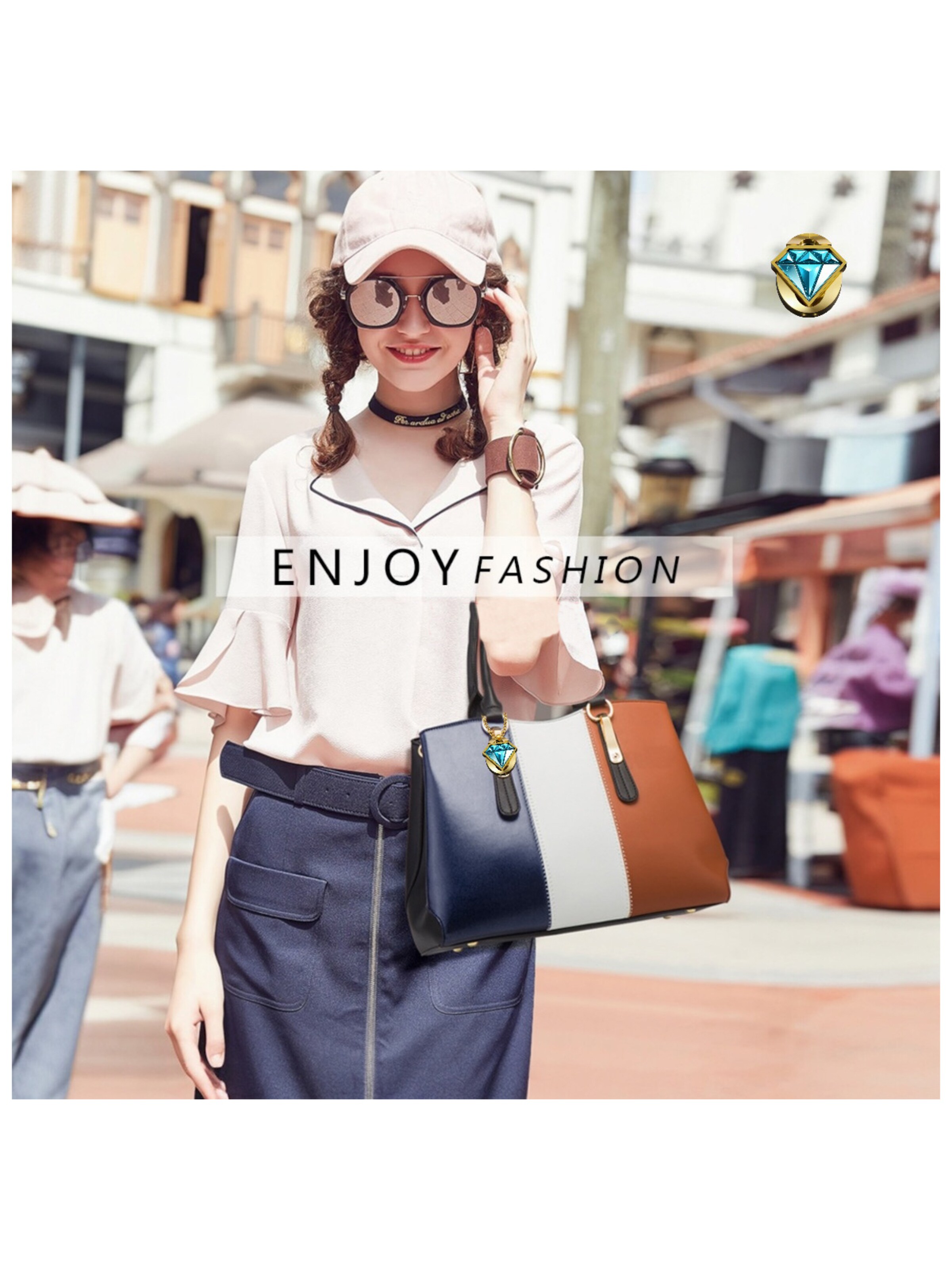 Elegon Handbag 'Model South Korea' in White