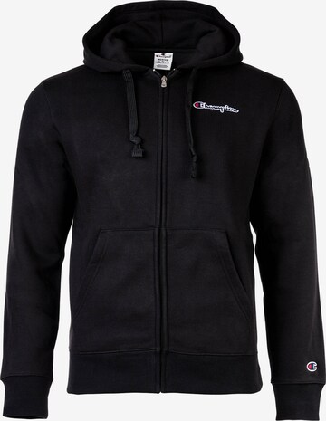 Veste de survêtement Champion Authentic Athletic Apparel en noir : devant