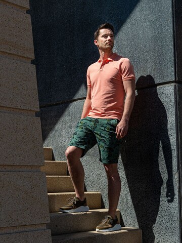 Coupe slim Pantalon 'Gabr' Suitable en vert : devant