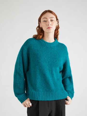 comma casual identity Pullover in Blau: predná strana