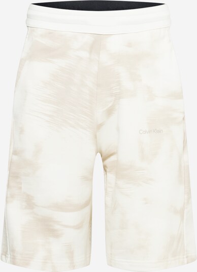 Calvin Klein Kalhoty - světle béžová / bílá, Produkt