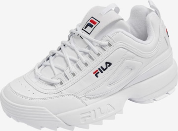 Sneaker low 'Disruptor' de la FILA pe alb: față