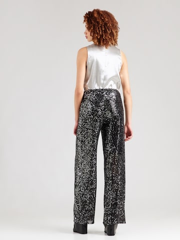 studioselectWide Leg/ Široke nogavice Hlače 'Paloma' - crna boja