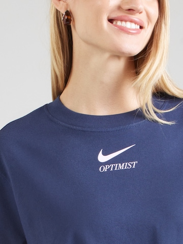 Nike Sportswear Tričko – modrá