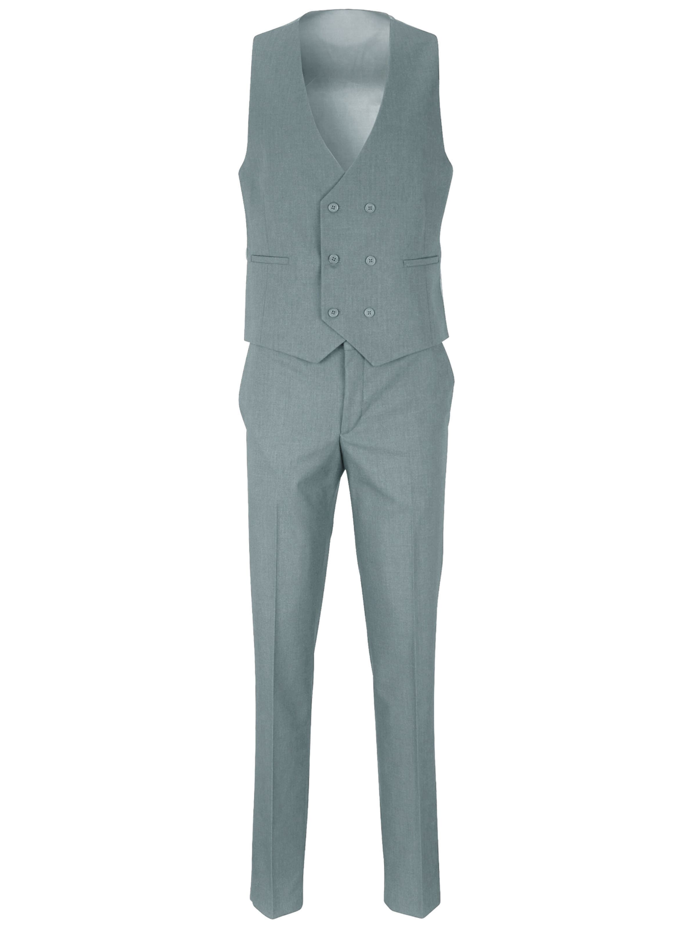 Coupe slim Costume Steffen Klein en vert