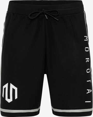 MOROTAI Regular Workout Pants in Black: front