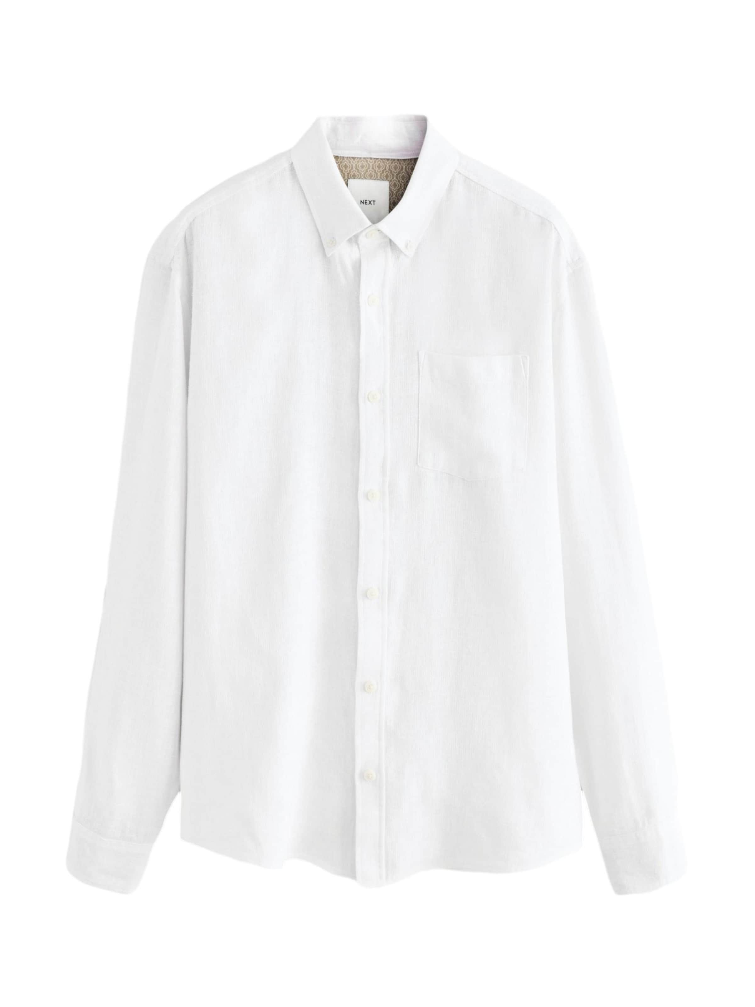 Coupe regular Chemise Next en blanc : devant