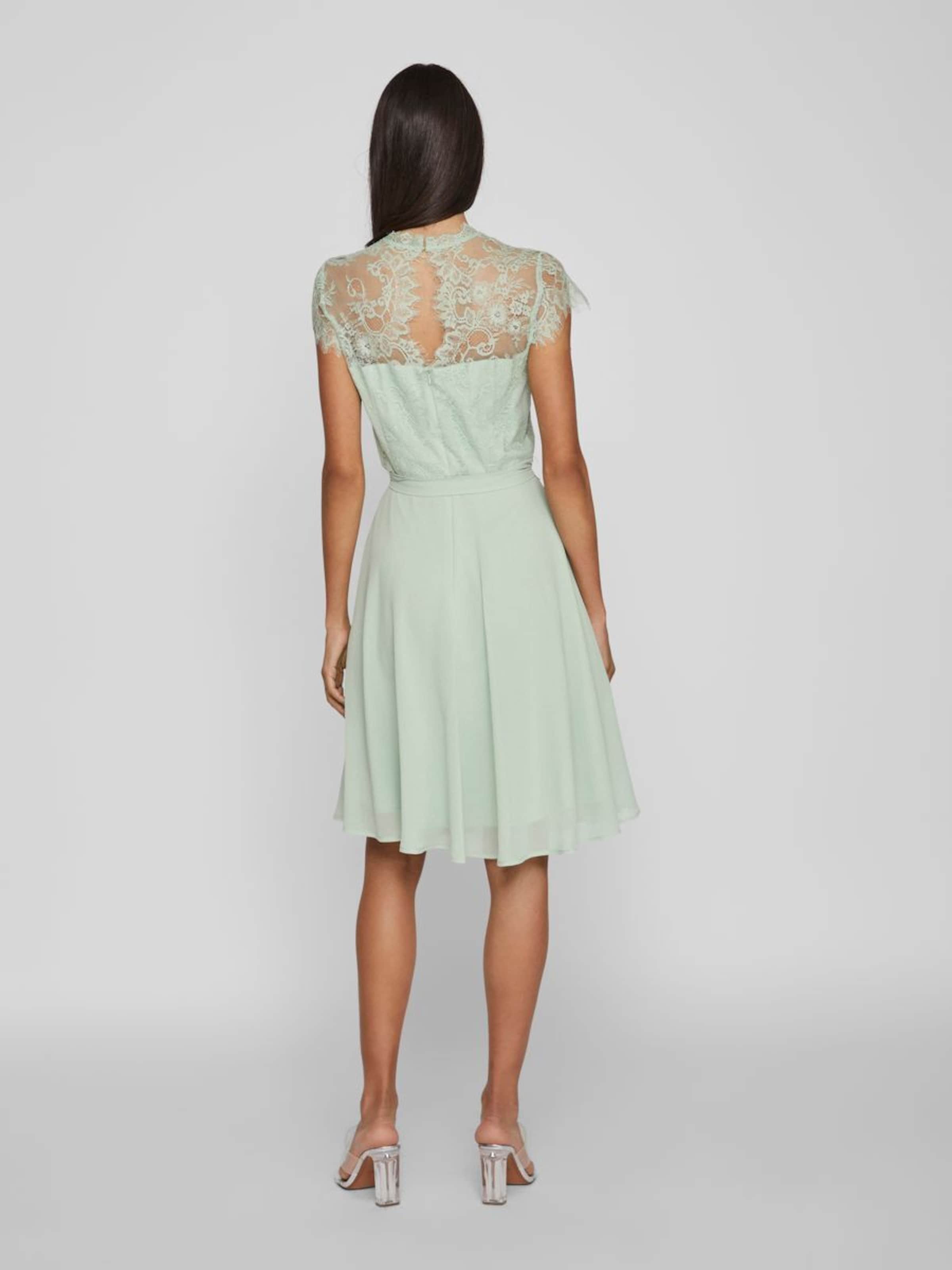 blue short sleeve lace dress Blue Tulle Long A-Line Prom Dress with Butterfly Lace, Beautiful Short