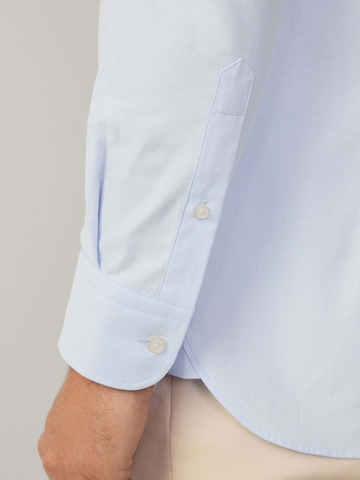 Hackett London Regular Fit Hemd 'Ess' in Blau