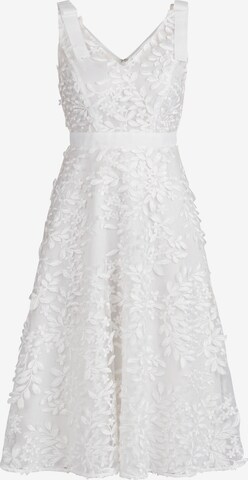 KLEO Cocktail Dress in White: front