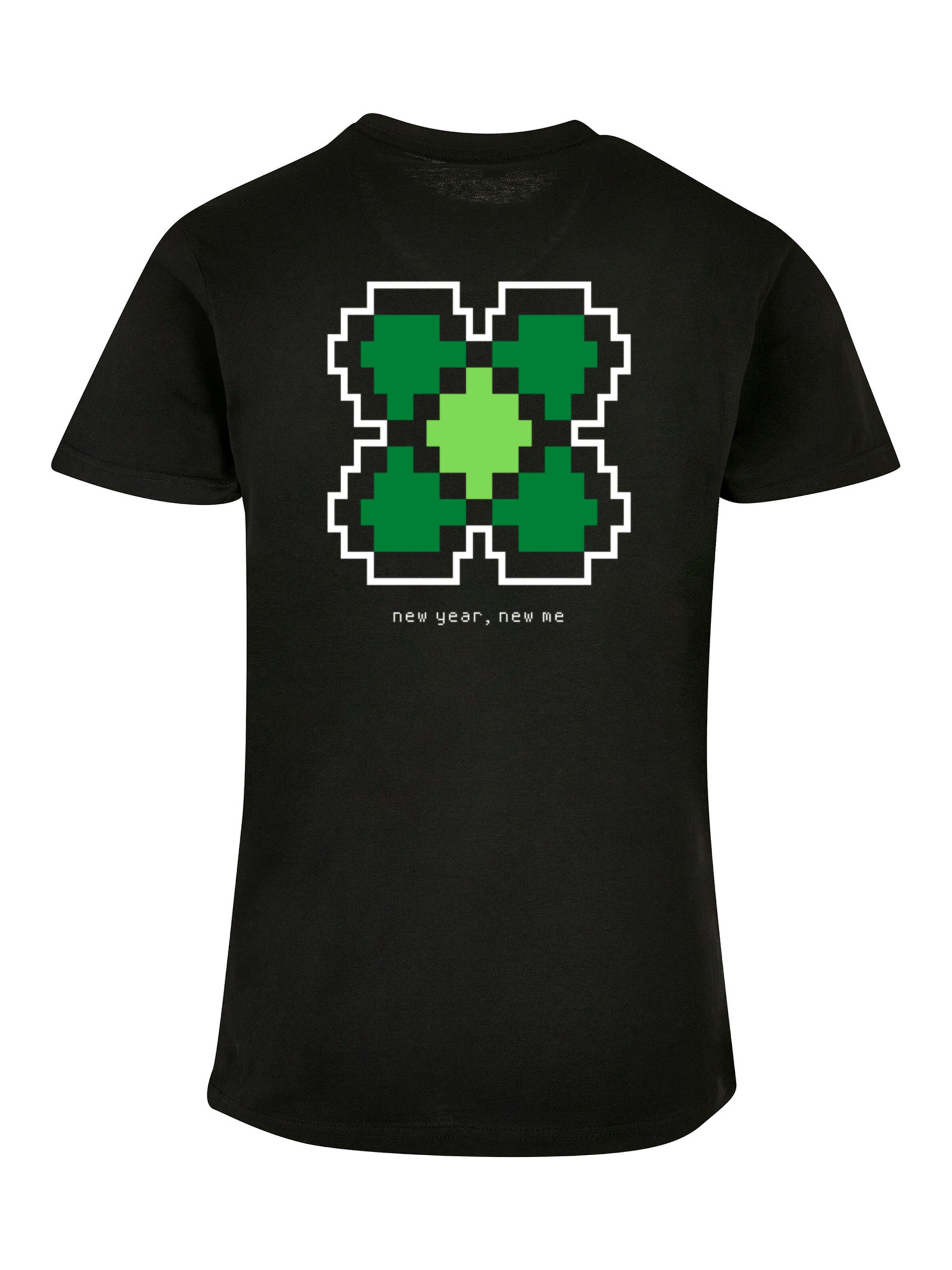 T-Shirt 'Happy New Year' F4NT4STIC en noir