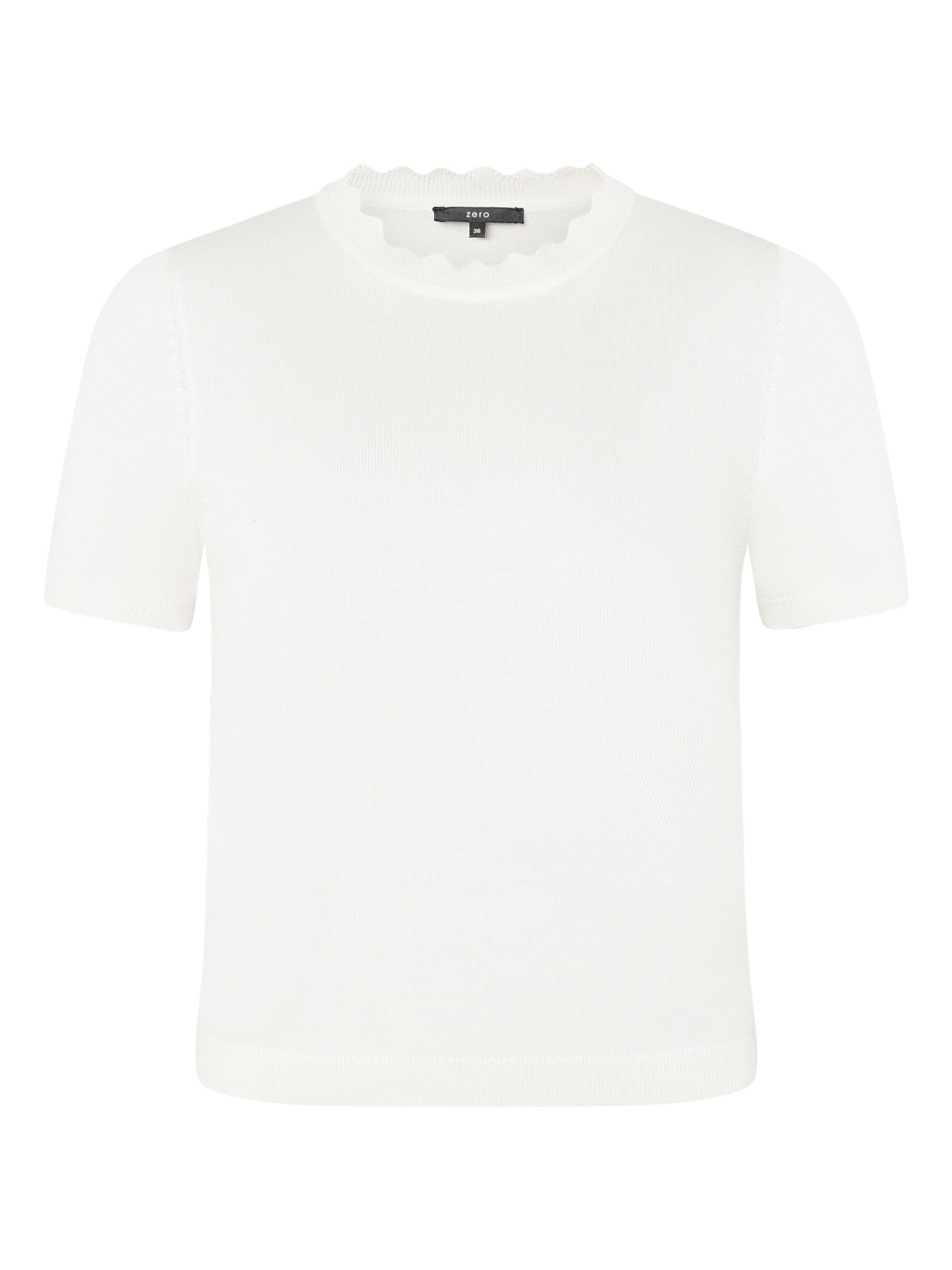 Pull-over zero en blanc : devant