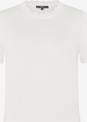 Pull-over zero en blanc : devant