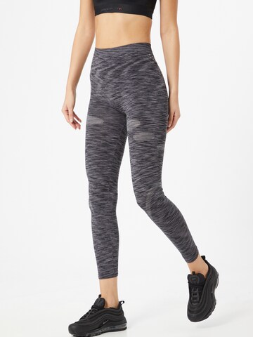 ENDURANCE Skinny Workout Pants 'Battipaglia' in Grey: front