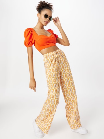 Damson Madder Loose fit Pants in Orange