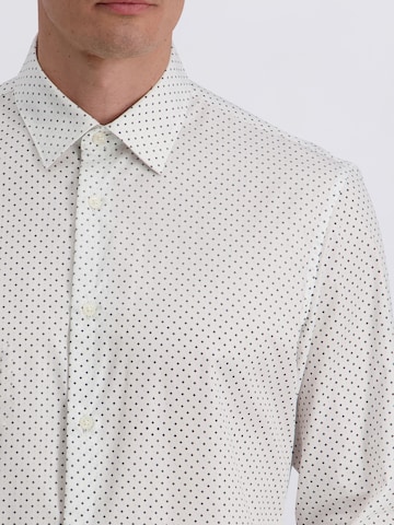 PIERRE CARDIN Regular fit Business shirt in White