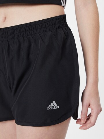 juoda ADIDAS SPORTSWEAR Standartinis Sportinės kelnės