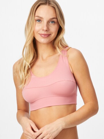 CALIDA Regular Bra 'Elastic' in Pink: front