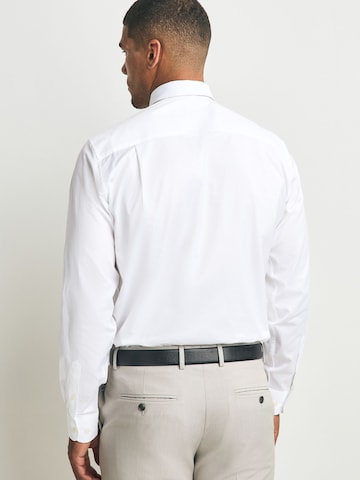 Next Regular fit Button Up Shirt in Grey