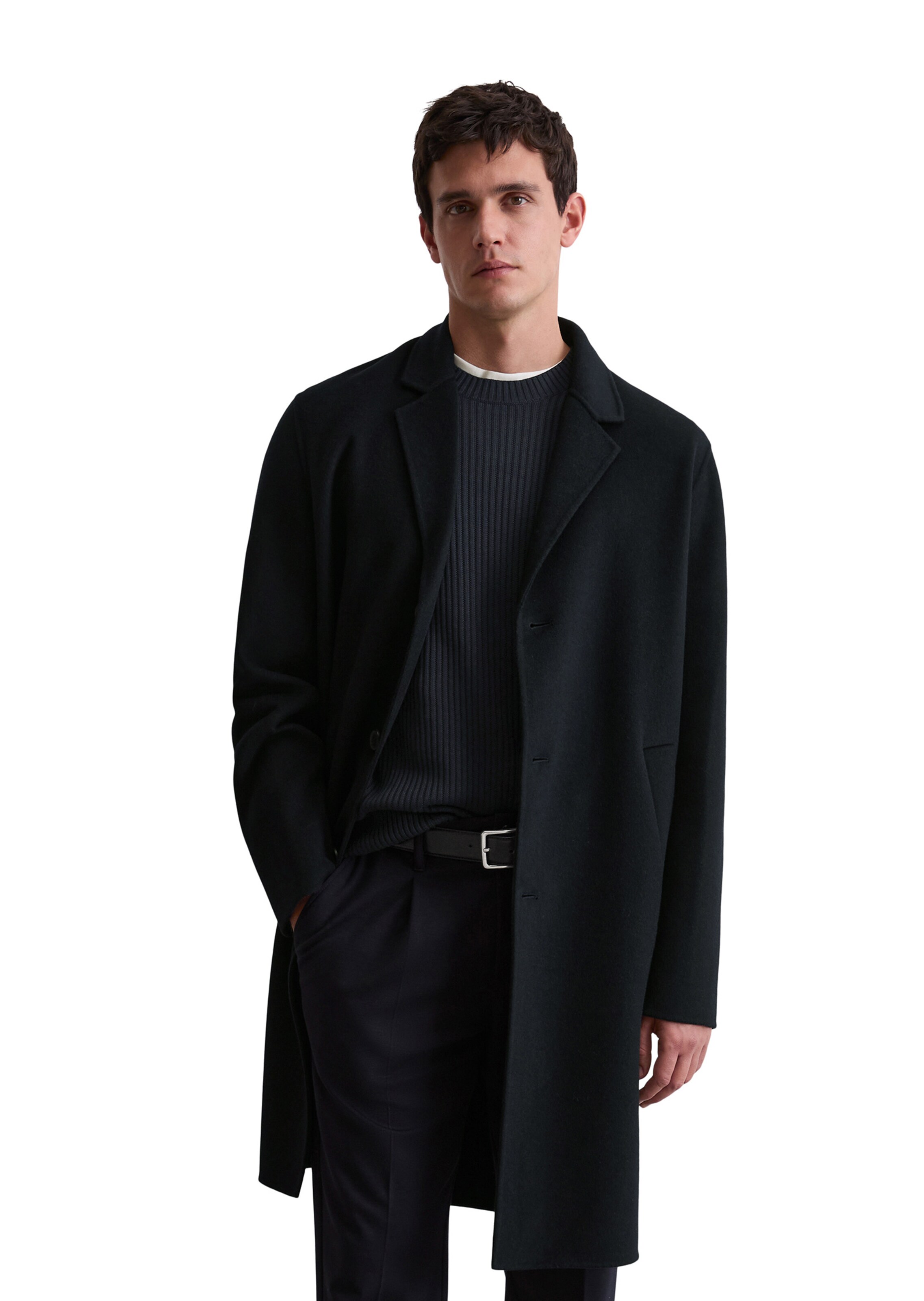 Marc O'Polo Winterjas in Blauw: voorkant