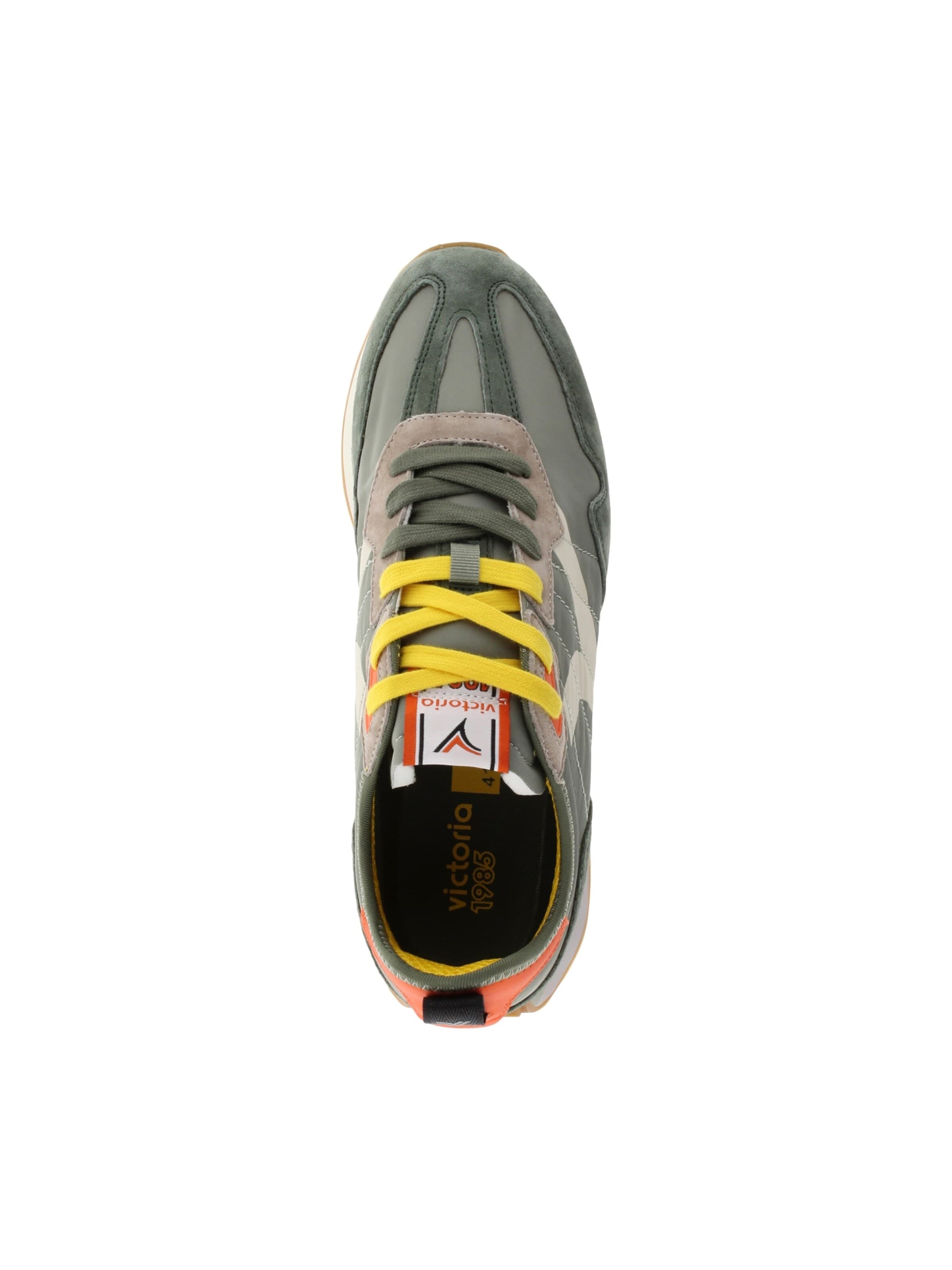 Chaussure de sport à lacets 'Leder-Sneaker' victoria en vert
