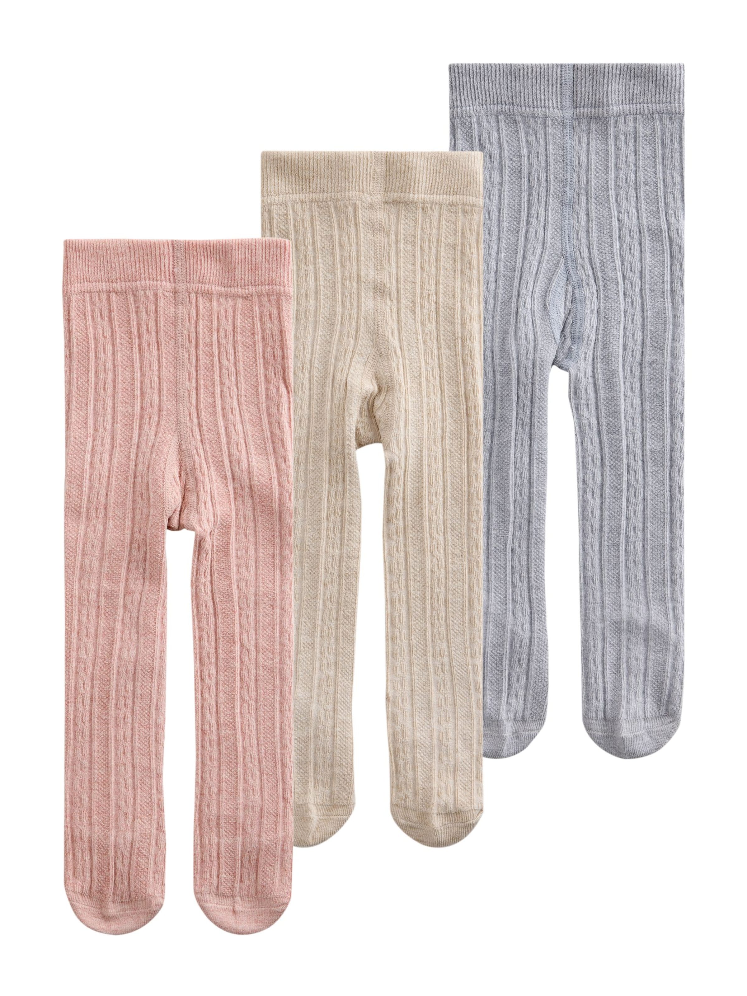 Next Tights in Beige: front