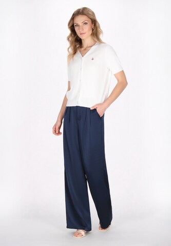 Cardigan DreiMaster Klassik en blanc