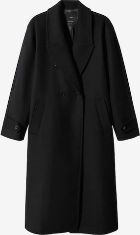 MANGO Přechodný kabát 'gauguin' – černá: přední strana