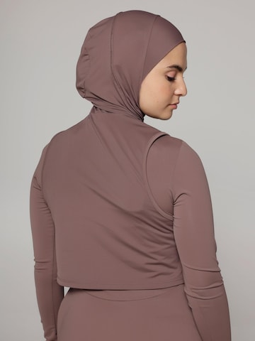 SIYA Swimwear T-shirt Badpak 'Hijab' in Bruin