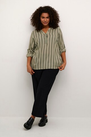 KAFFE CURVE Bluse 'Sida' in Grün