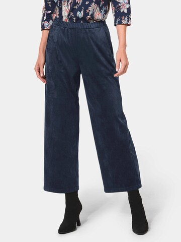 Loosefit Pantalon Goldner en bleu : devant