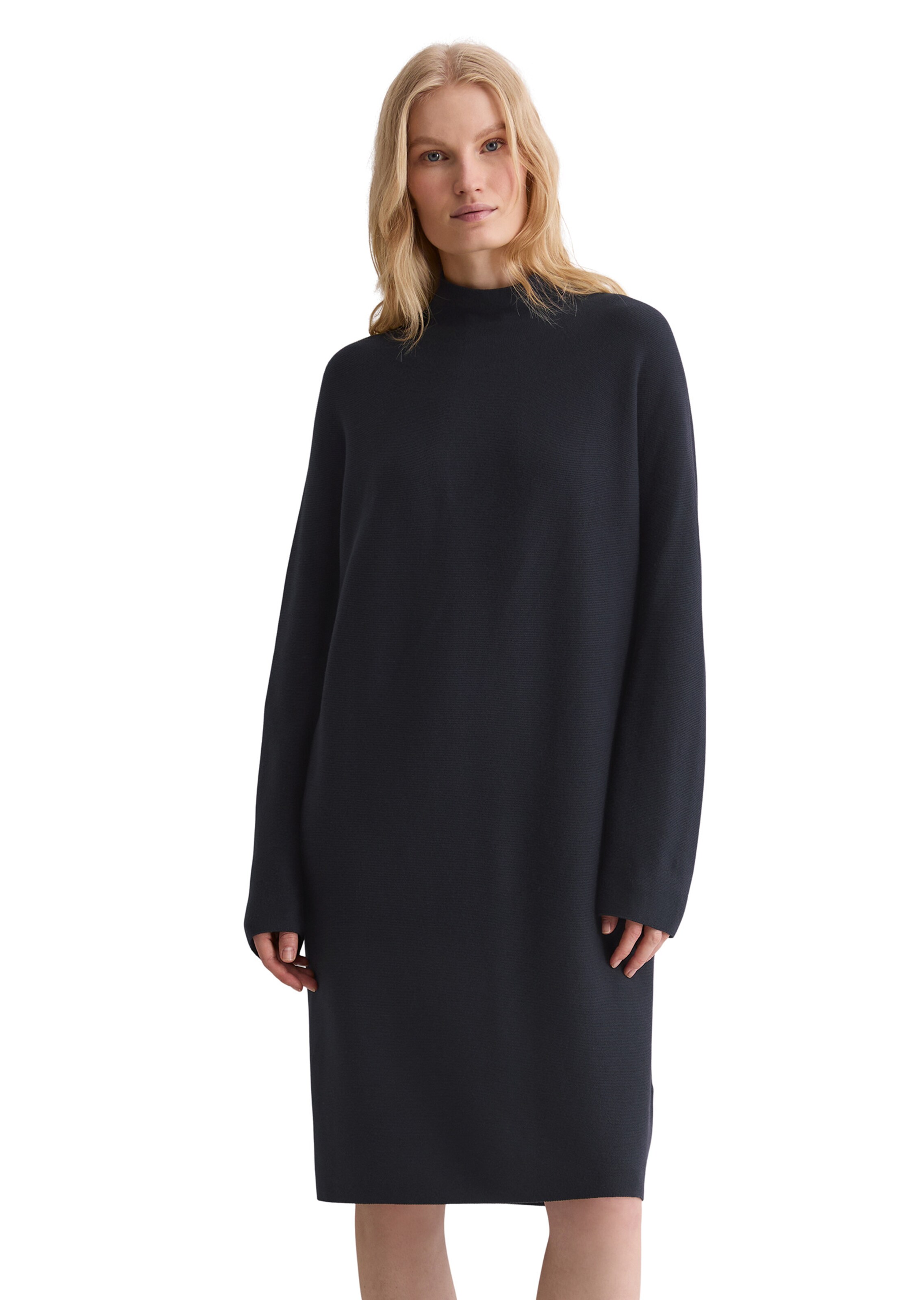 Marc O'Polo Gebreide jurk in Blauw: voorkant