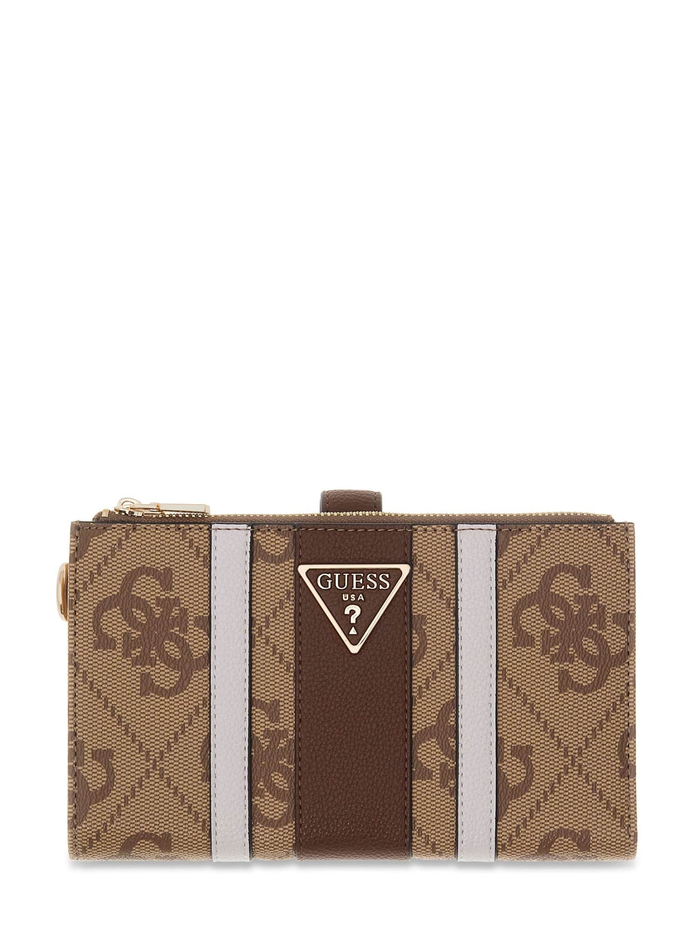 GUESS Wallet 'Laurel' in Brown: front