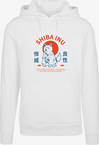 F4NT4STIC Sweatshirt 'Japanischer Shiba Inu Hund' in White: front