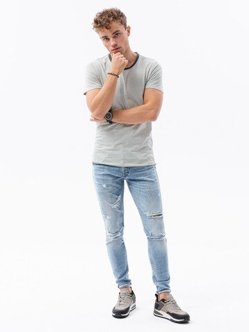 Ombre Shirt 'S1385' in Grijs