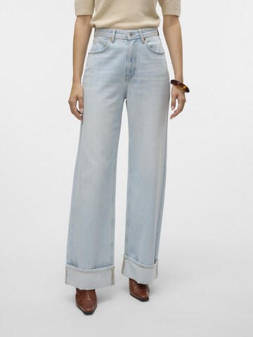 Wide Leg Jean 'KATHY' VERO MODA en bleu : devant