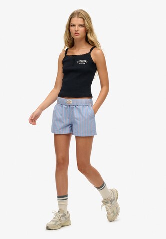 Regular Pantalon Superdry en bleu