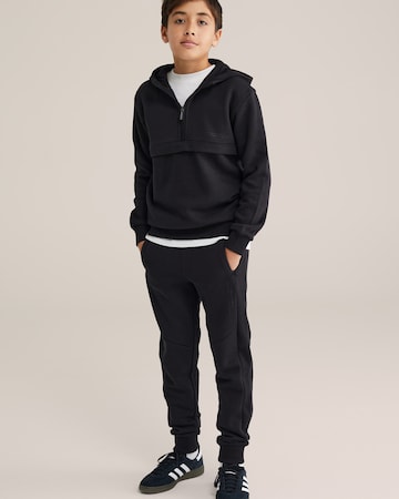 WE Fashion Конический (Tapered) Функциональные штаны в Черный