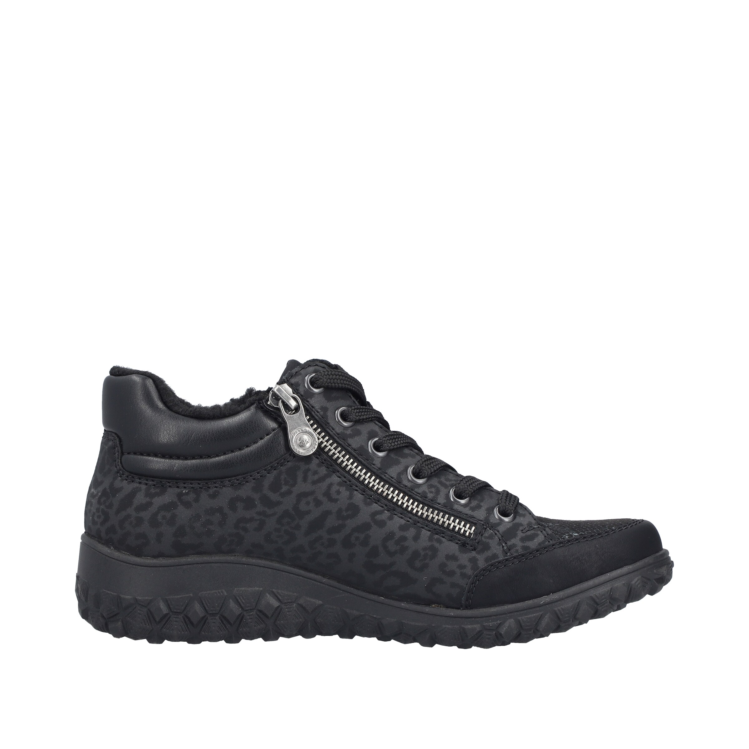 Rieker Schnürstiefelette in Schwarz