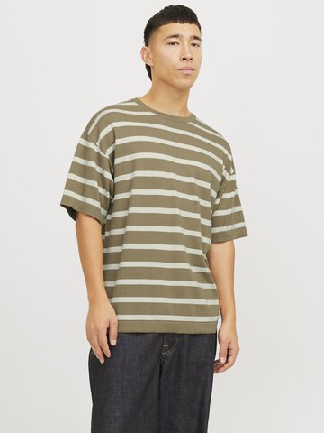 T-Shirt JACK & JONES en vert : devant