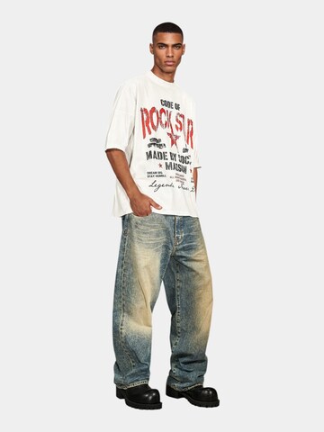 Maglietta 'Rock Star T-Shirt - T17484' di Made By Society in bianco